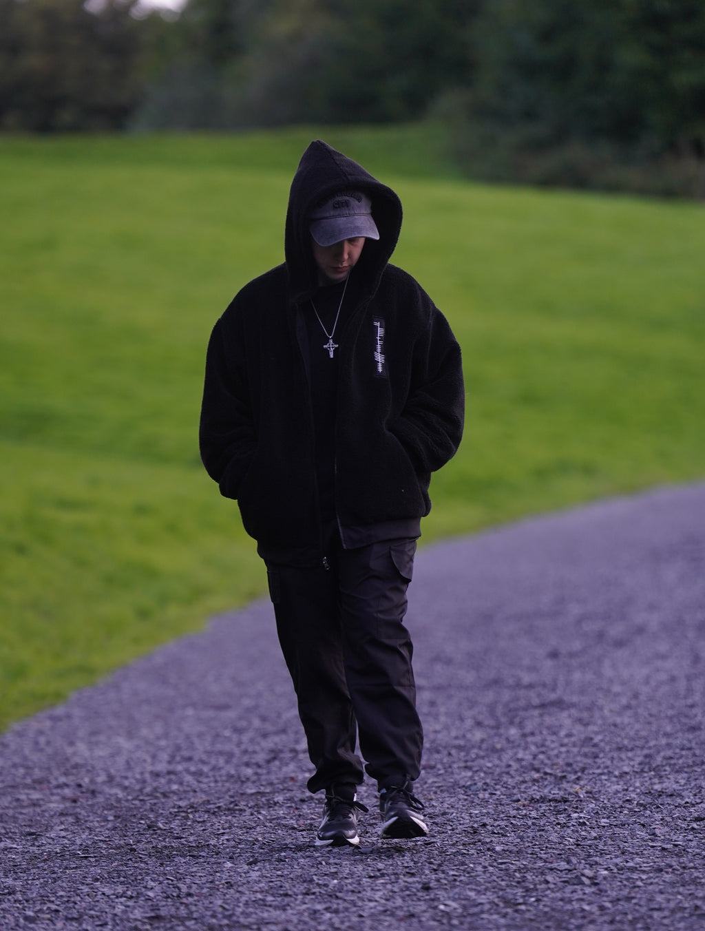 Ogham Collection - Reversible Fleece Jacket Dorcha - Pre-Order
