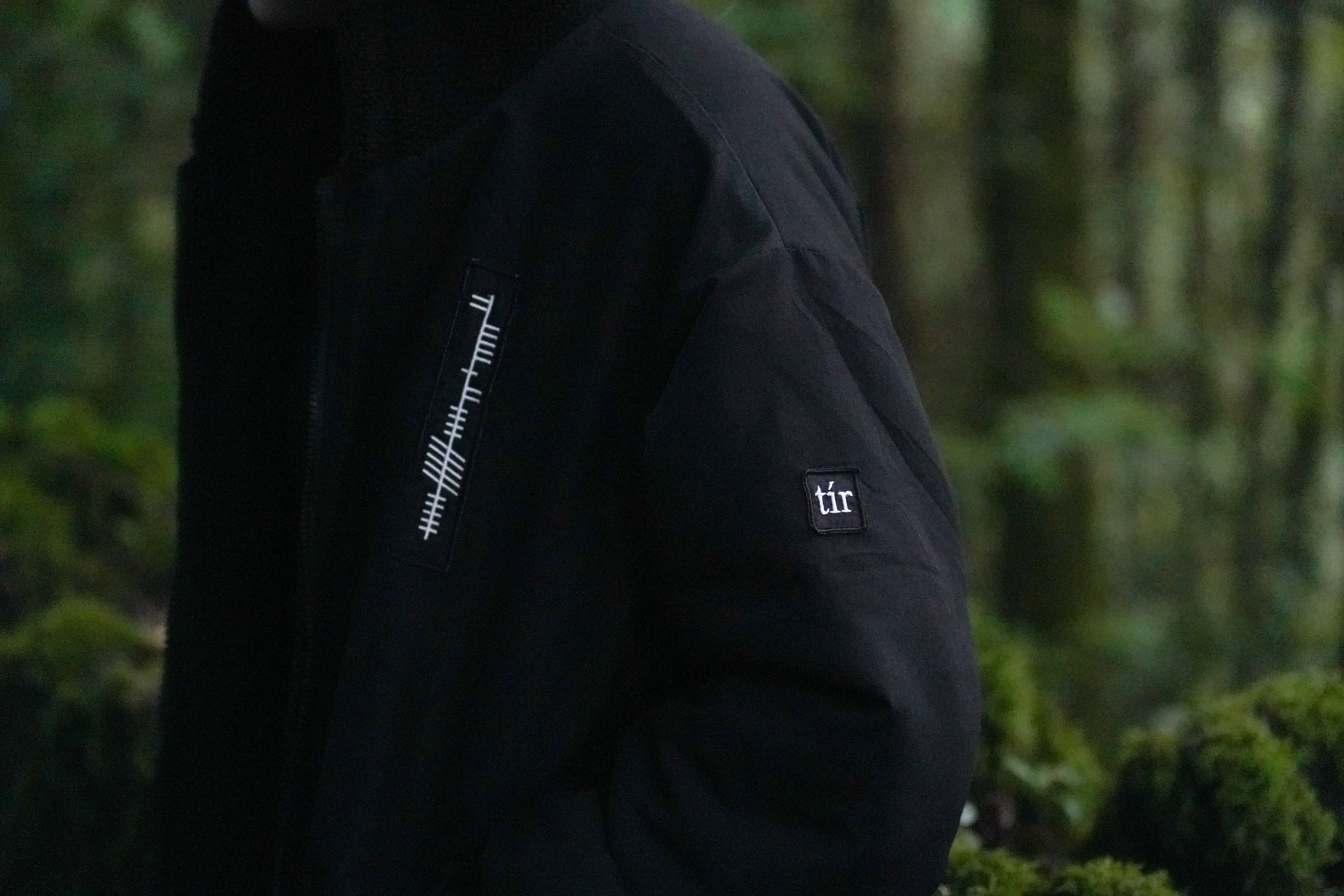 Ogham Collection - Reversible Fleece Jacket Dorcha - Pre-Order